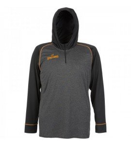 CAMISETA SPALDING STREET MANGA LARGA CON CAPUCHA